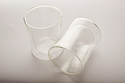 Image of Double Walled Glass Mugs,Borosilicate Glass Cups,for Tea,Coffee,Latte,Cappuccino,Espresso (17A Pack of 1)