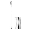 Georg Jensen Sky Set, 2 stuks – 1x roerlepel en 1x Jigger, spiegel gepolijst roestvrij staal door Aurélien Barbry