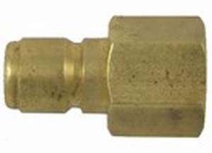 Hydraulax E4F4-B 1/2 In. Male Coupler x 1/2 In. NPTF Female (Brass)