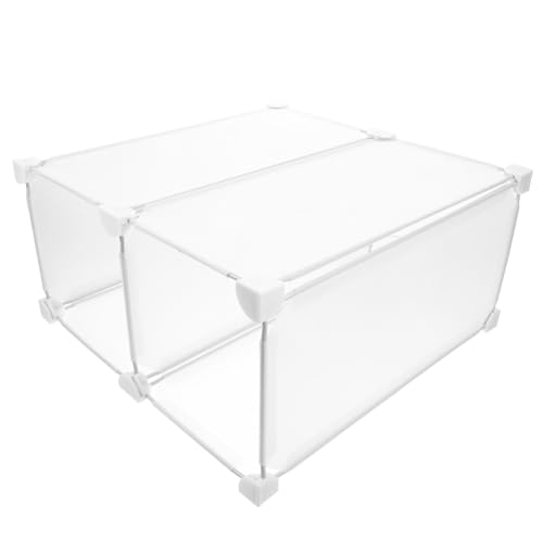 Abaodam Séparateurs pour Congélateur Coffre 36.5X36X18.5 CM Organisateur de Panier Empilable Compartiments Modulables pour Congélateur et Réfrigérateur Usage Domestique et Professionnel