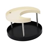 . 【Organisateur de plateau de vanité élégant】: Conçu pour compléter n'importe quel décor, cet organisateur de bac Vanity propose une solution chic pour stocker le maquillage, les produits de soin et d'autres éléments essentiels. Sa taille compacte le rend idéal pour un petit espace tout en maximisant la capacité de stockage