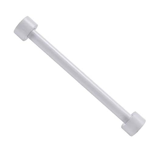 Hisocute Cable Winder Organizer for Coiled Keyboard Cable Weight Rod Reel Detachable Metal for Connector Cable Fix Keyboard Accessories Weighted Cable Holder Keyboard Cable Weight Rod Reel, White