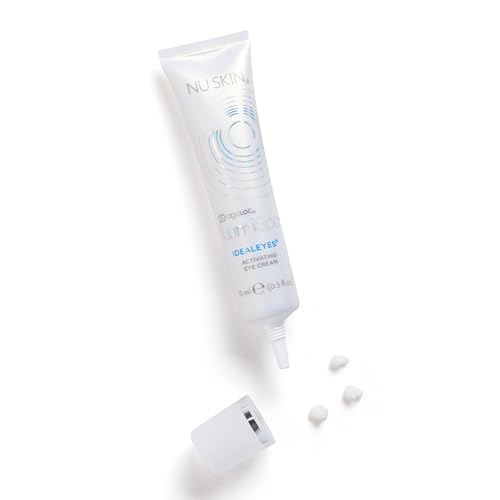 Nu Skin - ageLOC LumiSpa IdealEyes | Say Goodbye to Tired Eyes with Activating Eye Cream | Designed to Work with ageLOC LumiSpa Accent | Targets Dark Circles, Puffy Eyes, and Fine Lines | 1 Pack
