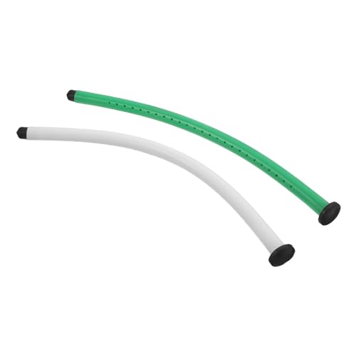 Humidificateur pour rosace de violoncelle Baluue en caoutchouc blanc et vert, lot de 2