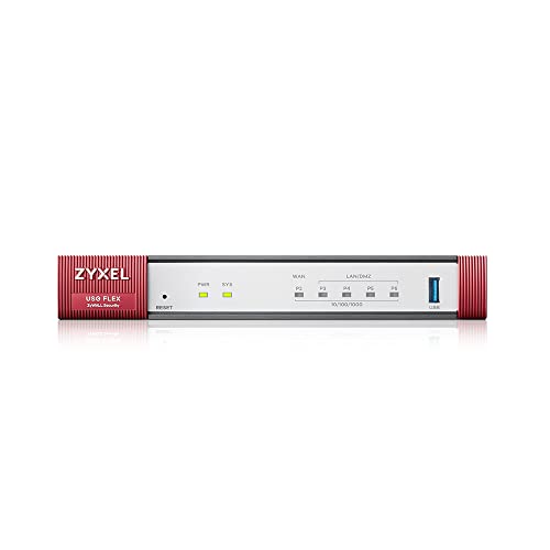Zyxel Usgflex50 VPN Firewall | 350 Mbps | Network Security Gateway | Recommended for Up to 10 Users | Ipv6 Support | Easy Install | Hardware Device Only - Dual Band, Ethernet
