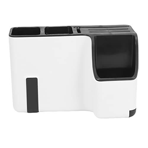 Giwnhvx Cuchara Estante de Almacenamiento de Tenedor Utensilios de Cocina Montados en la Pared Estante de Soporte de Drenaje Palillos Jaula Caja Contenedor Hogar Negro