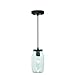 Vaxcel P0188 1L Jar Mini Pendant, Oil Rubbed Bronze Finish