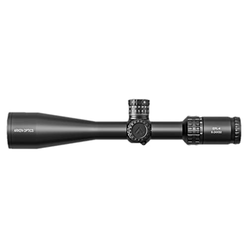 Arken Optics EPL4 6-24X50 FFP MOA VHR Illuminated Reticle with Zero Stop 30mm Tube Lightweight Rifle Scopes for Hunting - Thumbnail 3