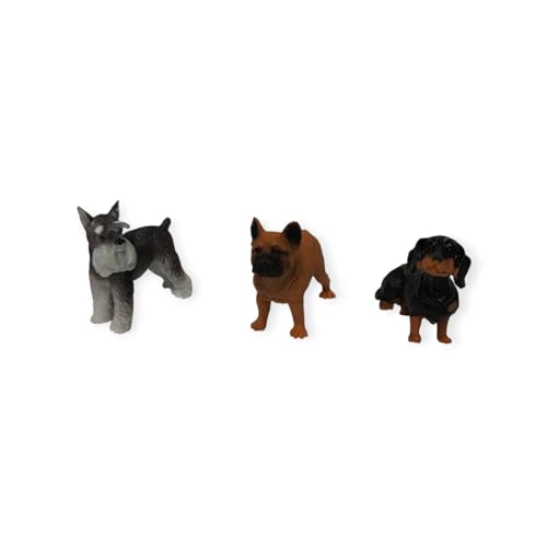 Image of Small Kids Sea & Wild Animal Toys Sets for Fun, Educational, Spark Imagination and Learning (Multi Choice Sets) (Dogs) 12pcs