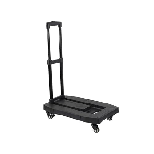 gorilla cart, Household Handcart Trolley Foldable Portable Trolley Express Flatbed Small Trailer Pull Rod Transport Pull Goods,Versatile Garden & Yard Cart for All Seasons