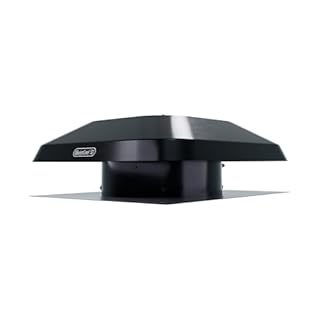 Quietcool RM WHF-2.0-DB Roof Mount Whole House Fan - For Homes with Small Attics or No Venting - Up to 1813 CFM - As low as 23 Watts - Three Speed - Included Duct, Damper Box, and Wireless RF Control