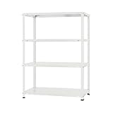 スチールラックのキタジマ KT-6-12 幅120×奥行60×高さ120cm 白 4段 150kg/段