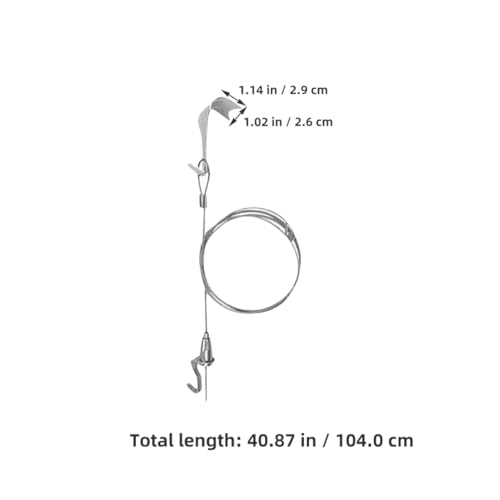 Image of Cabilock 5sets Photo Heavy Duty Hanger Picture Frame Wire for Hanging Drywall Picture Hangers Wire