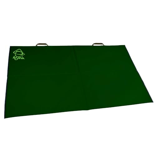 Asana VersaPad - Revolutionary Supplemental Bouldering Crash Pad - Sit Start Bouldering Mat, Climbing Crash Pad Gap Cover, Sport Mat & Essential Bouldering Gear (Open - 74' x 44' x 1') (Green)