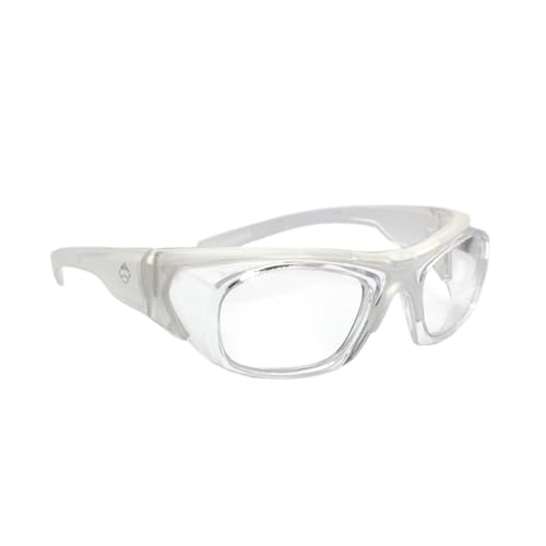 Image of THUNDERSTORM Safety Goggles Eye Protection Anti Pollution Eyewear For Multipurpose Use In Riding Motorcycle Cycling Scratch Resistant UV Protected Safety Glasses for Men & Women (Matte White Frame)