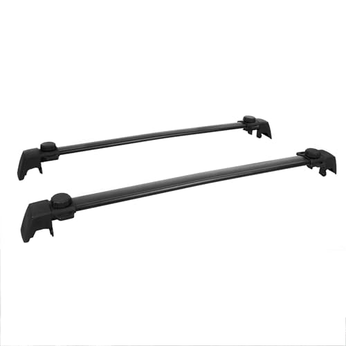 Barres de toit transversales Jeep Compass finis les sifflements bruits de vent en SUV 68kg
