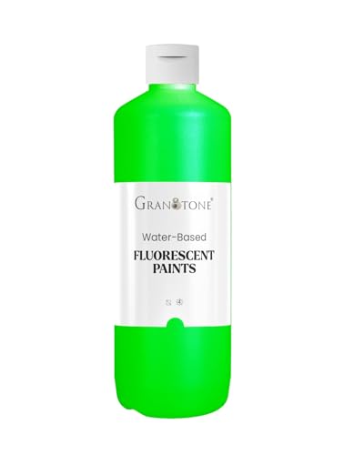 Image of GRANOTONE Neon Green 1 L Rich Pigment Non Cracking Craft Paint