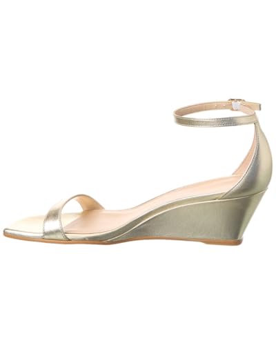 Stuart Weitzman Nudistcurve 50 Leather Wedge Sandal2