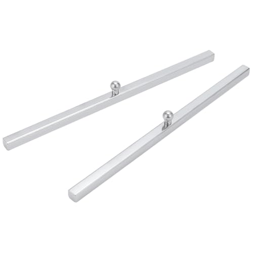 WADORN 2Pcs Chinese Calligraphy Paperweight, Metal Brush Paintig Writing Sumi Drawing Paperweight for Holding Paper Flat Calligraphy Practice Writing Tool Office Desk Accessories Home Gifts