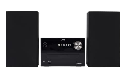 JVC UX-C25DAB - Micro Sistema Hi-Fi con CD, USB, Bluetooth, Dab+, FM-RDS, Línea de Entrada y Mando a Distancia IR, Color Negro