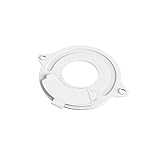 Silicone Splash Guard for KitchenAid Stand Mixer 4.5-5 Quart, Anti-Splash Mixer Cover with Pour Chute, BPA Free & Dishwasher Safe KitchenAid Mixer Accessory (White)