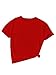 Milumia Girl's Heart Print Short Sleeve Tee Crew Neck Going Out Basic T Shirt Tops Red 12Y