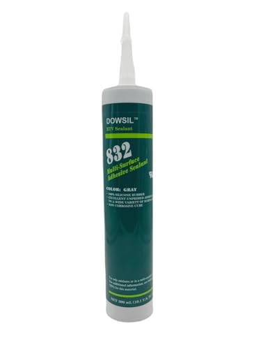DOWSIL 832 Multi-Surface Adhesive Sealant Grey 300 mL