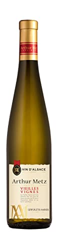 Arthur Metz - Vino bianco Alsace, Gewurztraminer Vieilles Vignes, demi-sec (1 x 0,75 l)