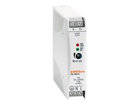 Bloc d'alimentation LOVATO PSE1 rail DIN 24V pour armoire électrique