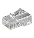 Produktbild MANAX® 6poliger Westernstecker RJ12 6P6C zum crimpen an Telefonrundkabel