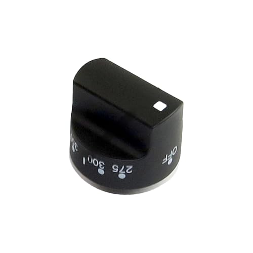 ForeverPRO 4010177 Thermostat Knob Black for Bertazzoni Appliance