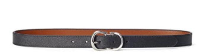 LAUREN Ralph Lauren Reversible Crosshatch Leather Belt Black Lauren Tan XL 40 Waist