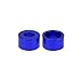 X AUTOHAUX 9 Pcs M8x1.25 Exhaust Header Manifold Cup Washers Bolts Engine Racing Exhaust Header Cup Bolts Blue for Honda Civic for Acura