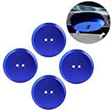 Dewhel Jack Pad Adapter Billet Anodized Blue Aluminum Floor Jack For Corvette C7/C6 Premium bolt on Jack Points - 4 pack