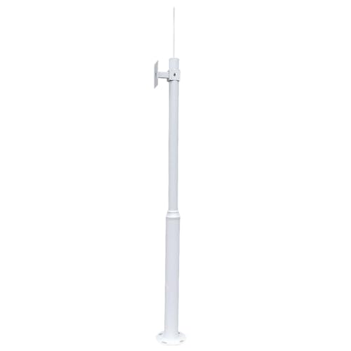 Support de caméra de sécurité extérieure réglable – Support métallique robuste et résistant aux intempéries pour caméras de surveillance, fixation au sol stable pour une sécurité et une prot