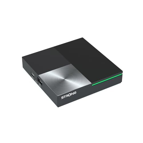 STRONG Leap-S3 Pro 4K UHD Google TV-Streamingbox Mit Ethernet-Port, Android 12, 4GB RAM + 32GB Speicher, Wi-Fi 6, Integriertem Chromecast, Google-Sprachsteuerung, Dolby Atmos & Dolby Vision