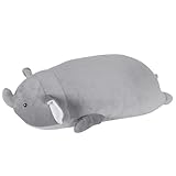 FFxiong 22' Large Elephant Stuffed Animal Plush Toy Cute Soft Body Pillow Kawaii Plushies Pillows,Gift for Kids Girl Boy Birthday Christmas Valentine