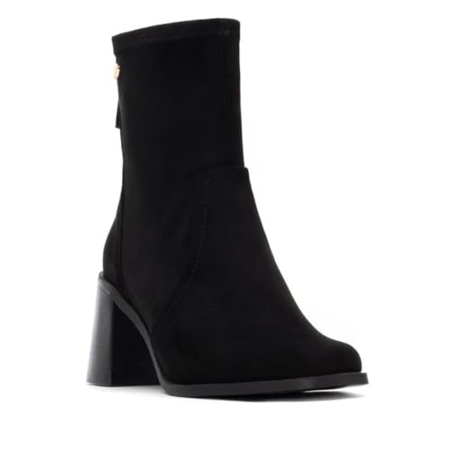 Bottines de marche confortables XTI noires taille 36 souples et légères - 3