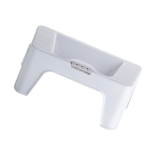 Tabouret de soutien pieds blanc avec rouleaux de massage pour bureau et toilettes