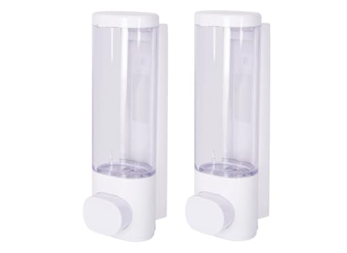 Image of EVGREF Liquid handwash Soap Dispenser for Bathroom and Kitchen (Set of 2)(White, 280 ML)