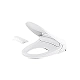 KOHLER Novita Elongated Bidet Seat, White, Heated, Deodorizing, Night Light, Auto Close and Open, BH90-N0