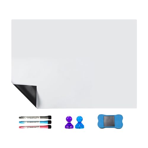 Hoja de pared magnética, placa de pizarra blanca, película magnética, hoja de pizarra autoadhesiva, placa blanca magnética para refrigerador, pizarra magnética para pared, pizarra blanca, hogar