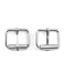 QWORK® 50 Stück Silber Metall Rollschnalle, Gürtel Hardware Dornschließe für Taschen, Leder Gürtel Handarbeit und Bastelzubehör, 13 mm / 16 mm / 20 mm / 25 mm / 32 mm