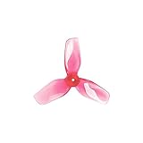Material: Polycarbonat ALPGEN 16pcs / 8pairs 31mmx3 1.22inch 3 Klinge/Tri-Klinge Propeller-Prop-Kompatibel/Fit für Alpha A65-Rahmen für FPV-Drohnen-Teil Ersatzpropeller (Color : Crystal red)