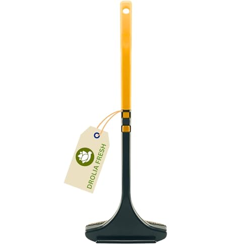 Image of 2 in 1 Mesh Cleaner Brush with Windows Cleaning Wiper and Extended Handle Multipurpose Double Sided with Hanging Hole Used to Clean Mosquito Nets, Glass, Tabletop Etc Multicolor, Pack of 1