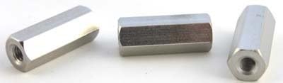 1/2" Hex Standoffs (Female-Female) / 10-32 x 1 1/2" / Aluminum / 200 Pc. Carton