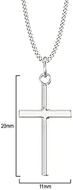 Aeon Crucifix Cross Necklace - 925 Sterling Silver - Image 3