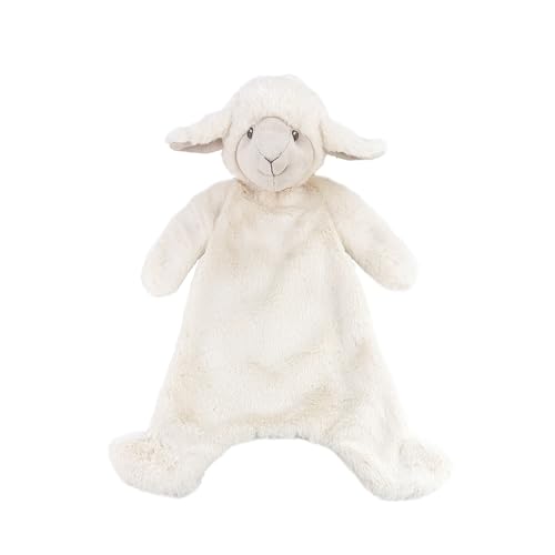 MON AMI Lamb Security Blankie for Babies â€“ 15â€, Plush Sheep Stuffed Animal Security Blanket, Baby Snuggle Toy, Unisex Newborn Gifts