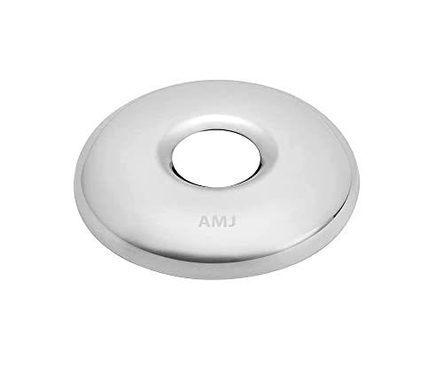 AMJ® Round Wall Flange Premium Stainless Steel for Kitchen Taps/Bathroom Taps/Faucets (Chrome Plated) (Set of 12) Deal