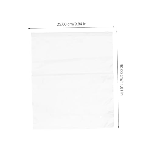 Angoily 50pcs Organize Your Clothing Matte Zippered Pouches Storage Bags for Laundry Needs Easy Zipper Pouches for Clothing2